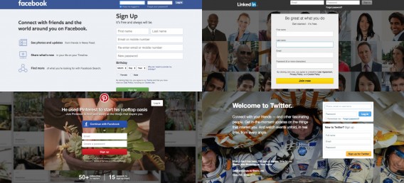 社交媒体设计原型