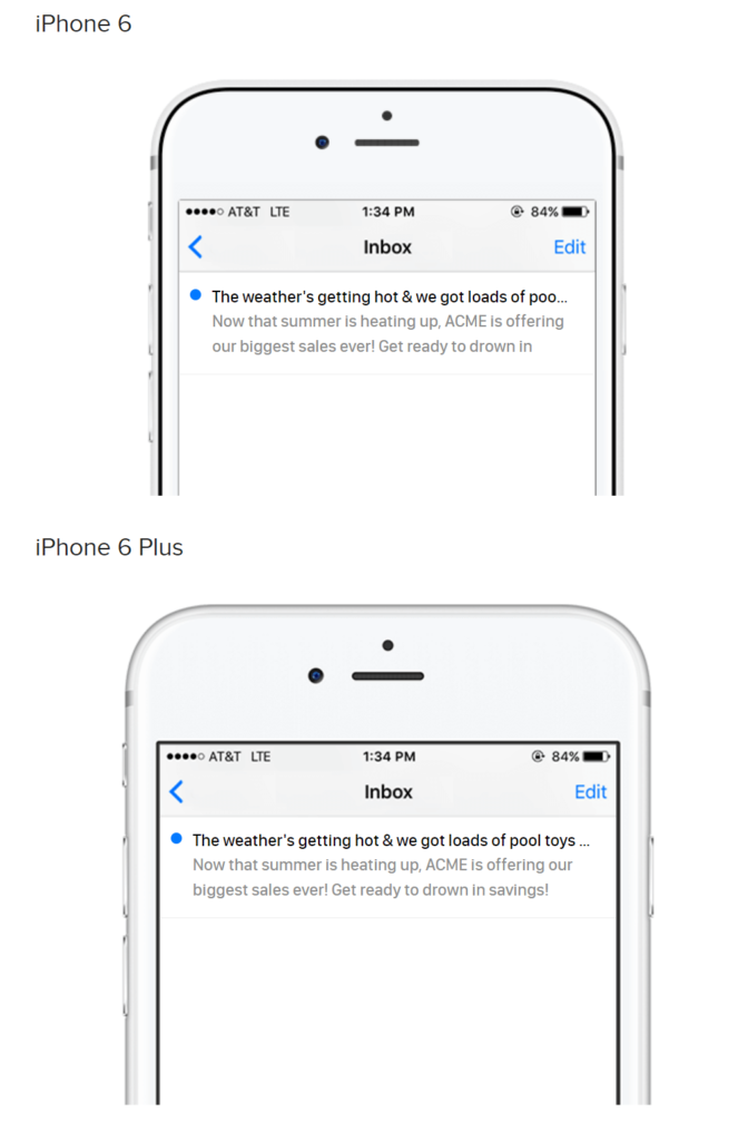 Test subject preview