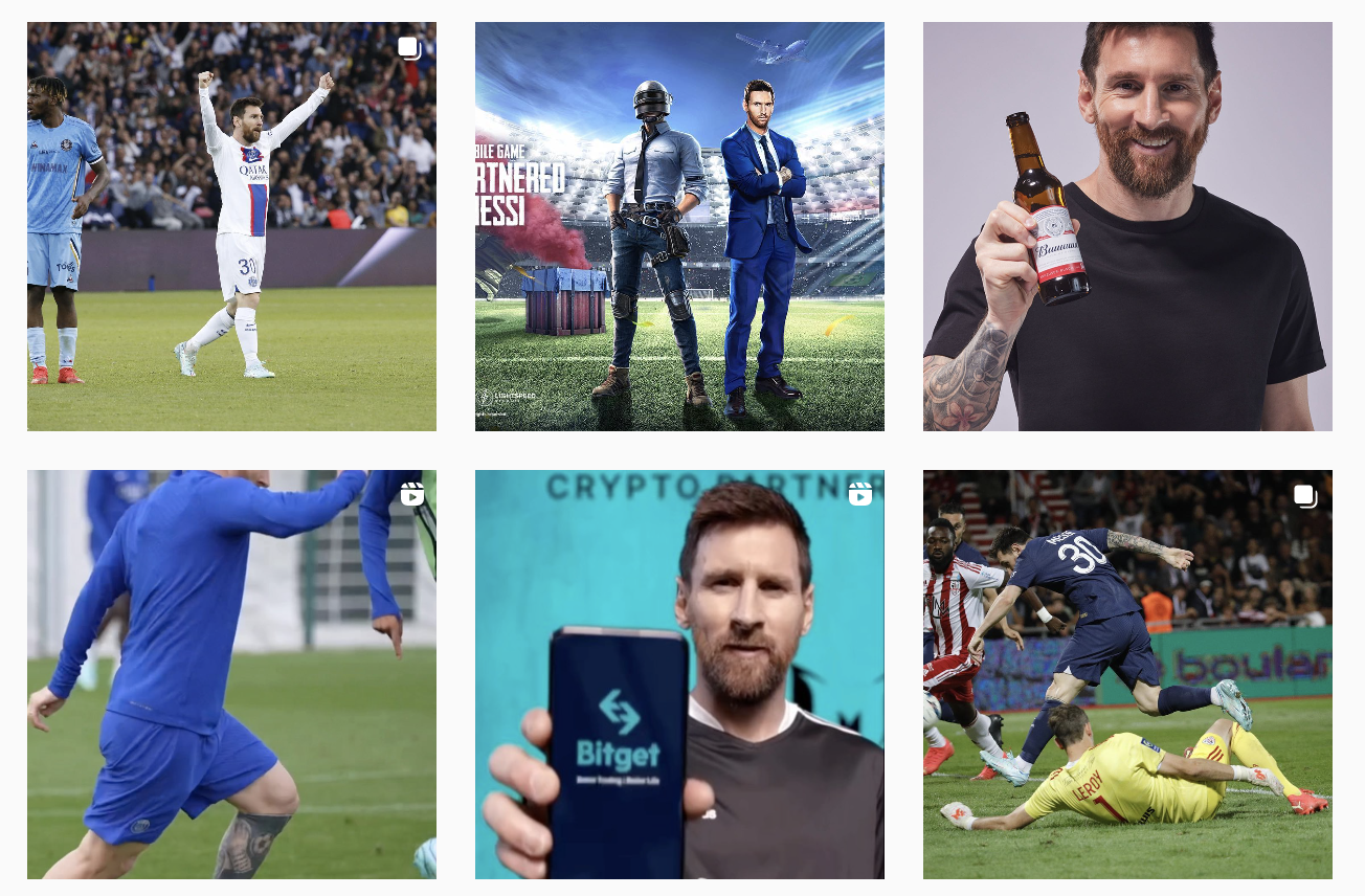 Instagram più seguito Leo Messi
