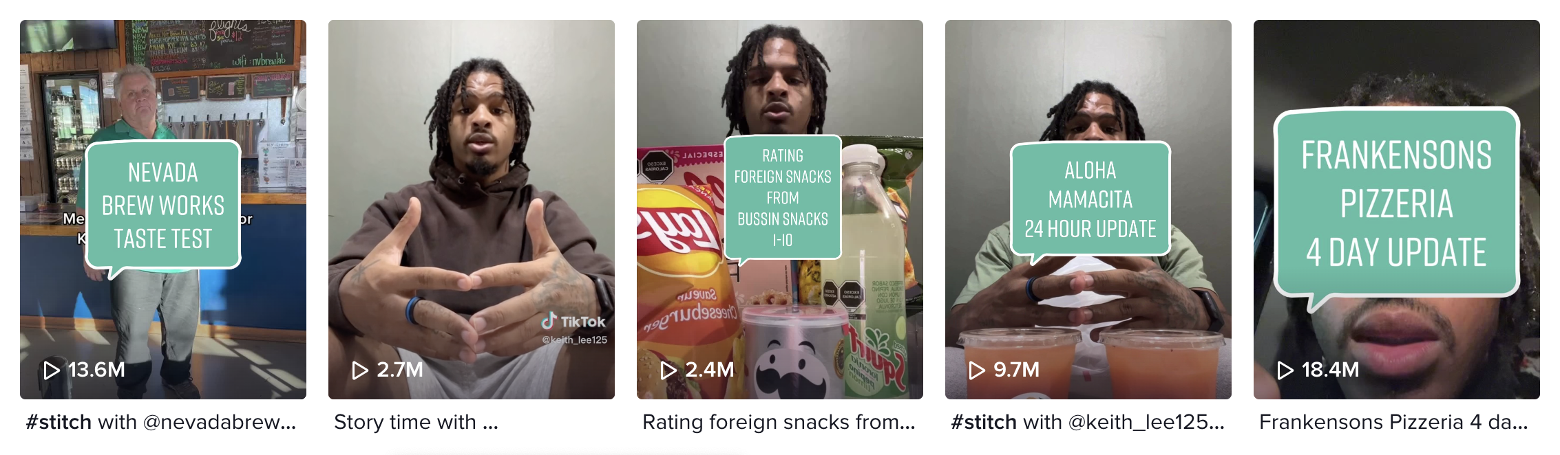 keith lee tiktok Frankenson