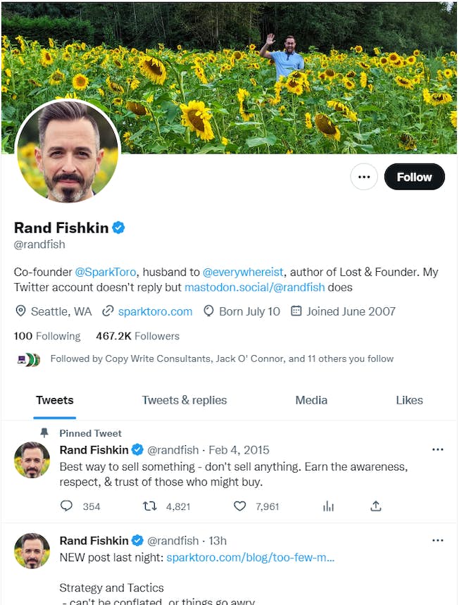Rand Fishkin Twitter