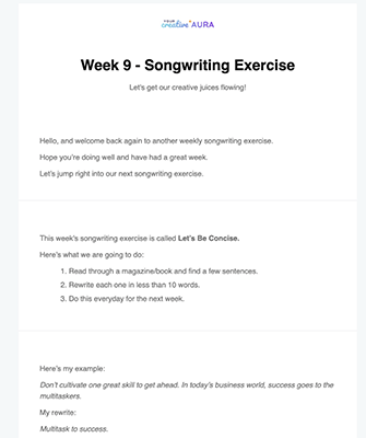 La tua Aura Creativa - rendila scansionabile