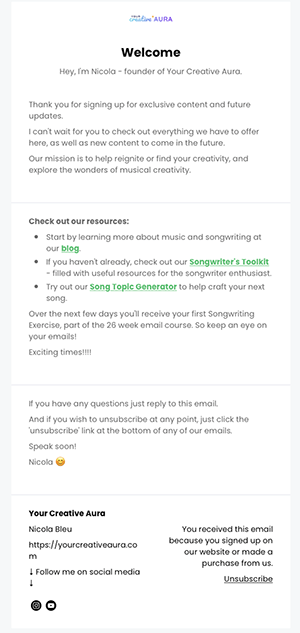 Evita il filtro antispam: la tua aura creativa
