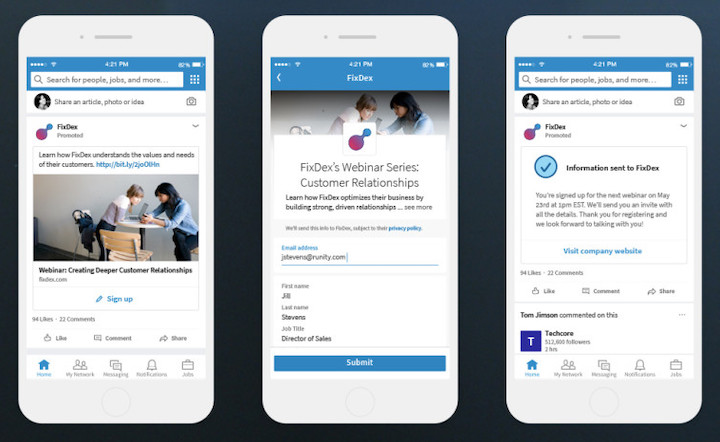 ลิงก์ในตัวอย่างโฆษณาเนื้อหาที่ได้รับการสนับสนุน