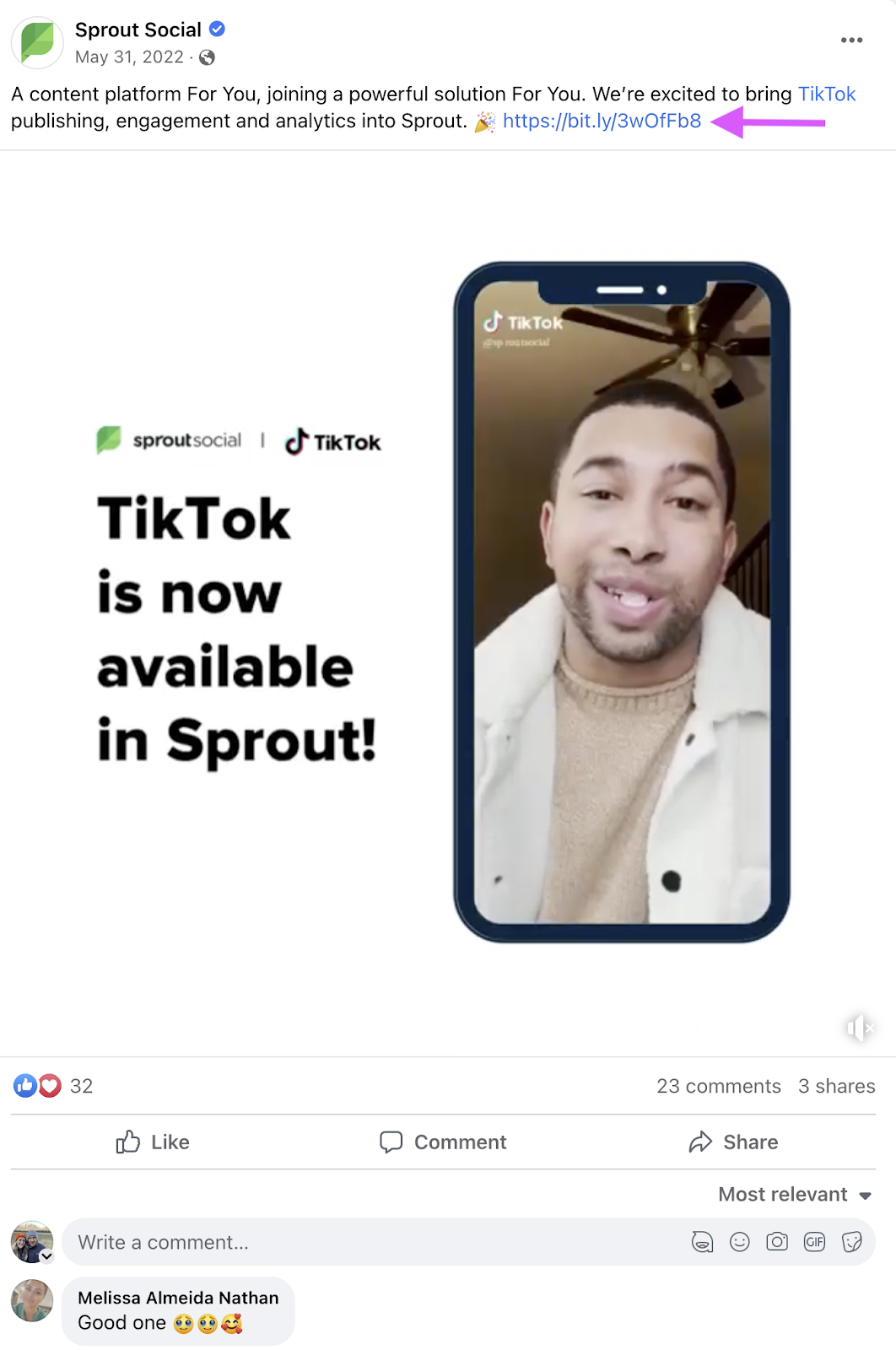 Sprout Marketing di riferimento sociale