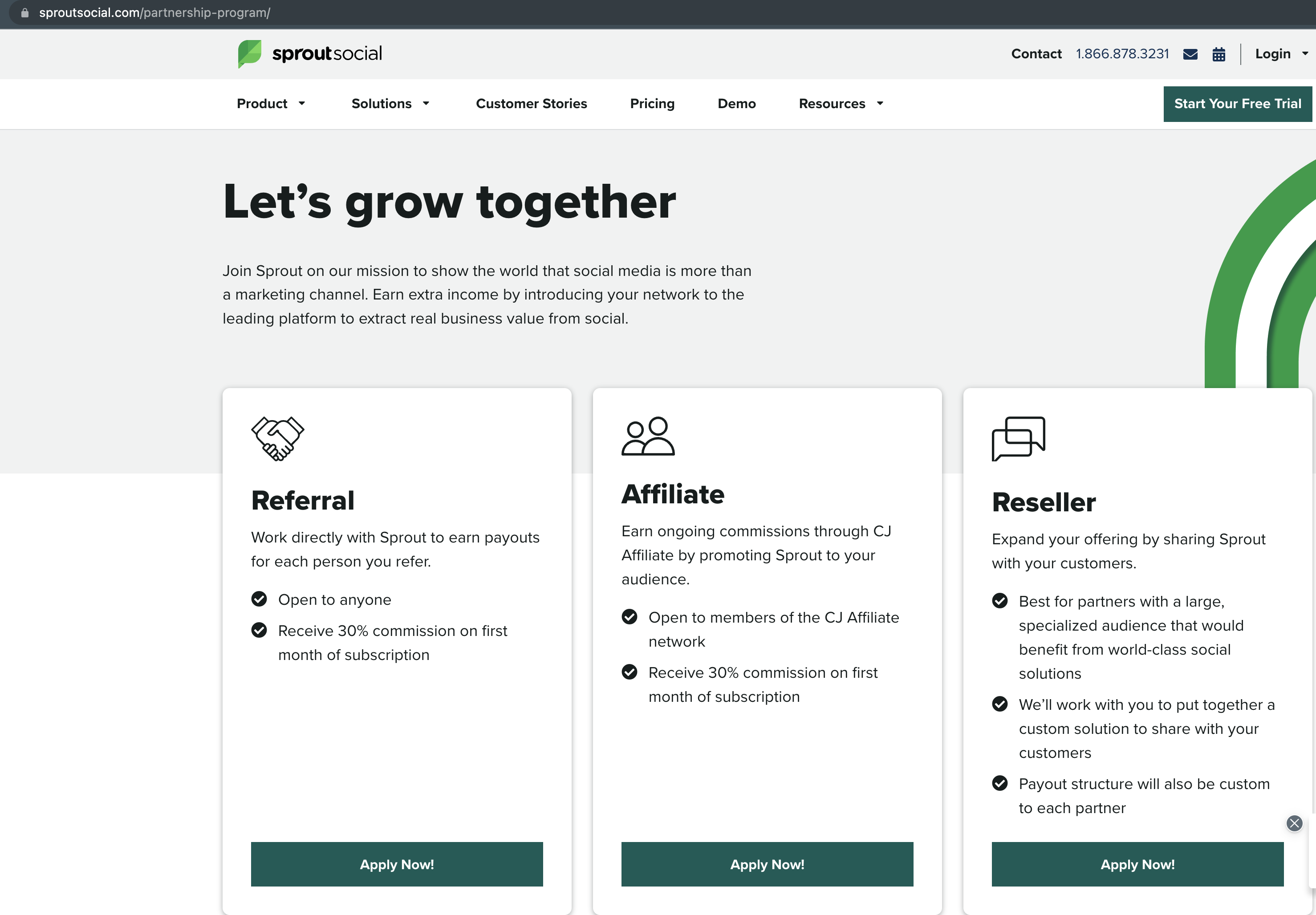Programma di riferimento Sprout