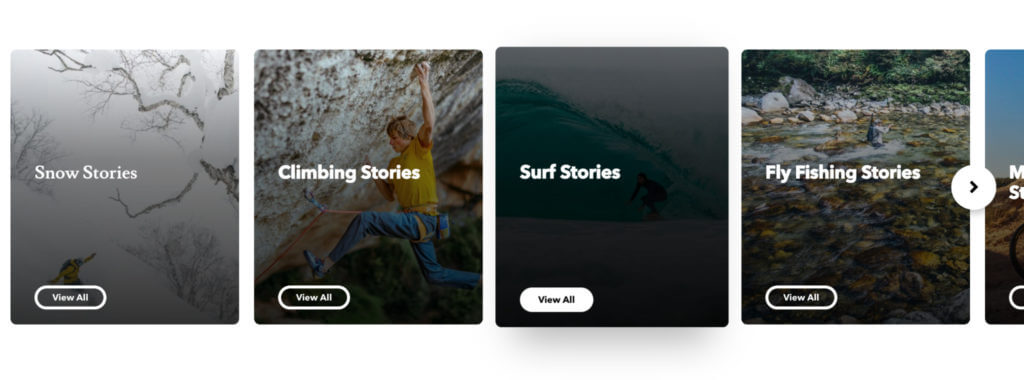 Categorias de público da Patagônia