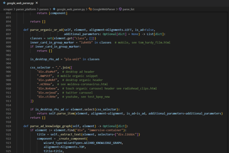 Google Web パーサー Yandex 800x533