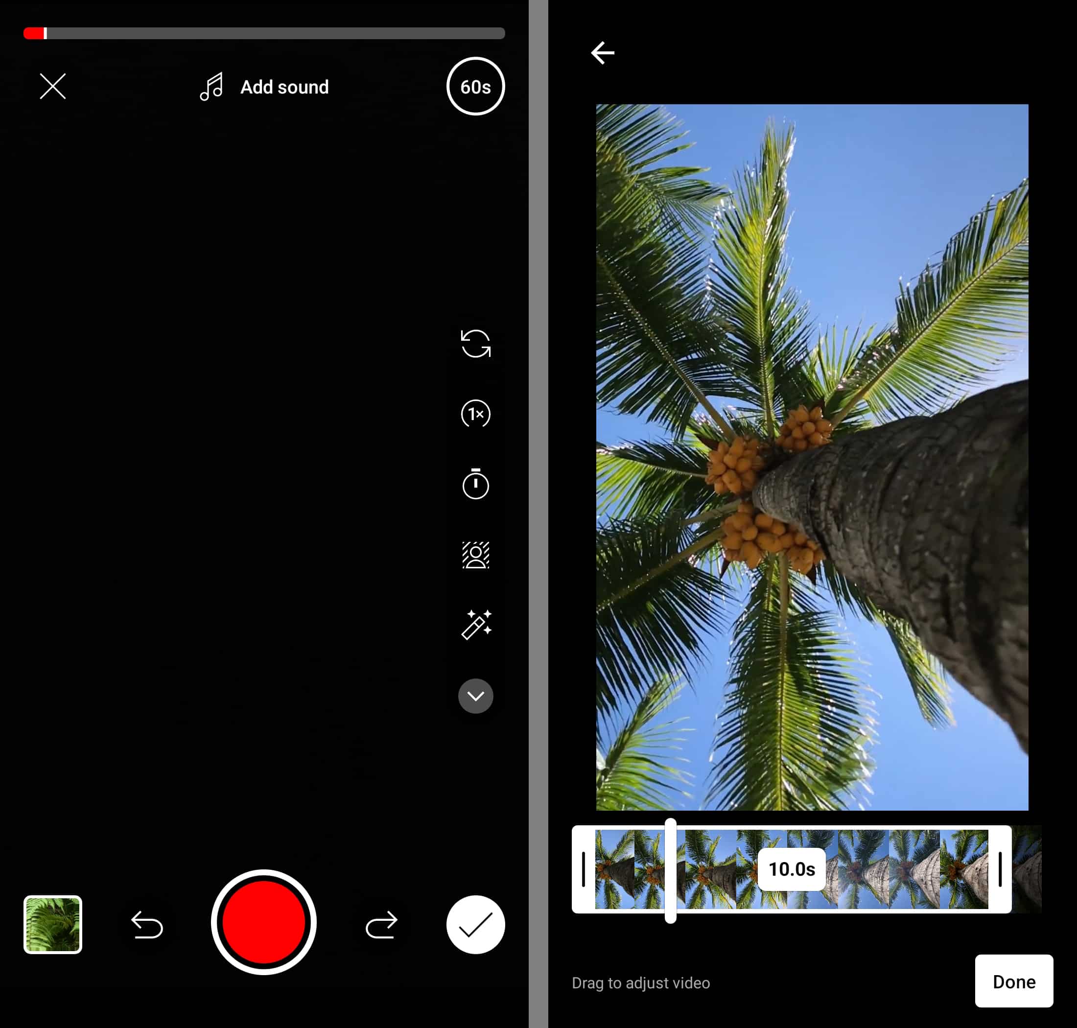 YouTube - เพิ่มคลิปลงใน Shorts