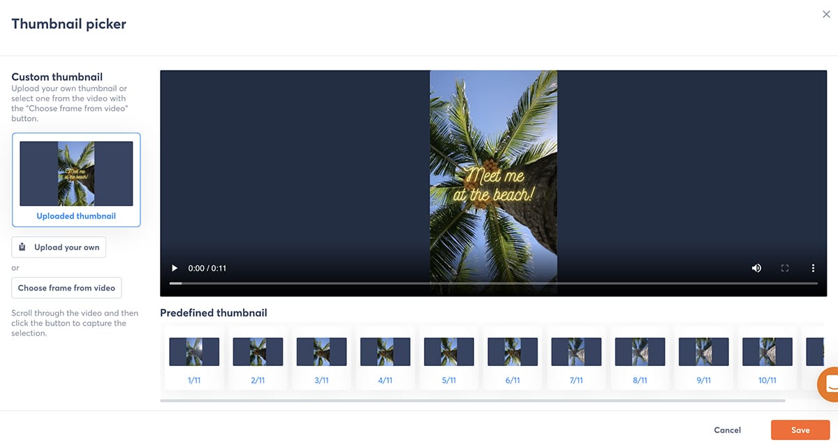Agorapulse - เครื่องมือเลือกภาพขนาดย่อของ YouTube Shorts