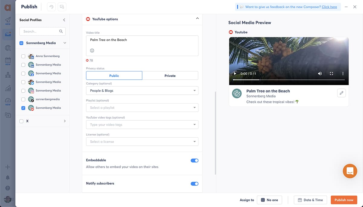 Agorapulse - สร้าง YouTube Shorts