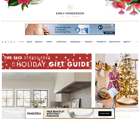 エミリー・ヘンダーソンによるスタイルのホームページ