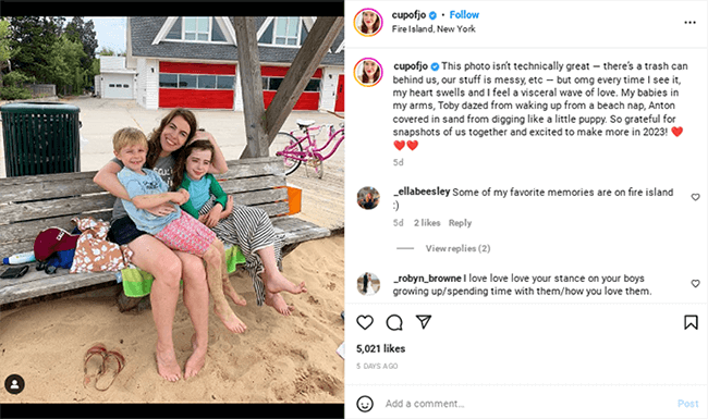 cup of jo instagram投稿