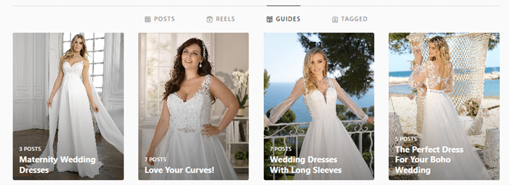 다양성이 있는 Instagram 가이드 예시