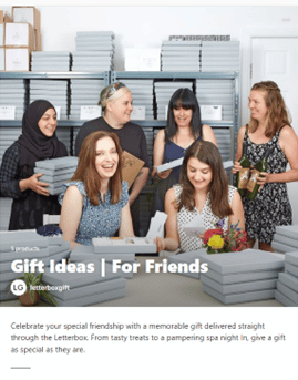 선물용 인스타그램 가이드 예시