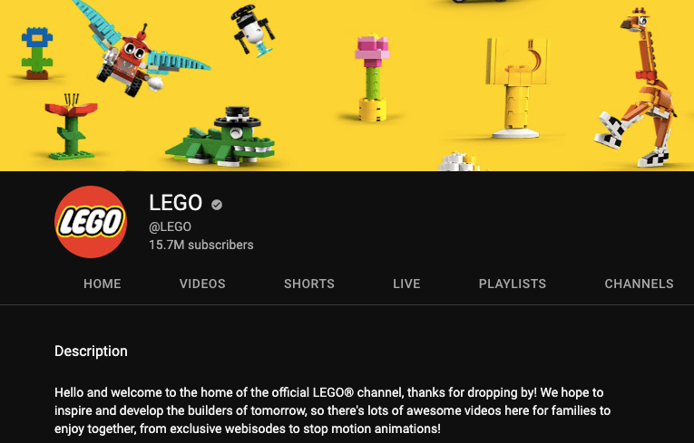 лего ютуб