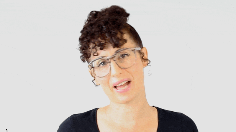 Contoh video dengan kepala bicara