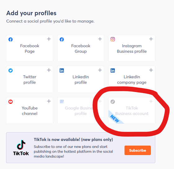 tambahkan profil Anda