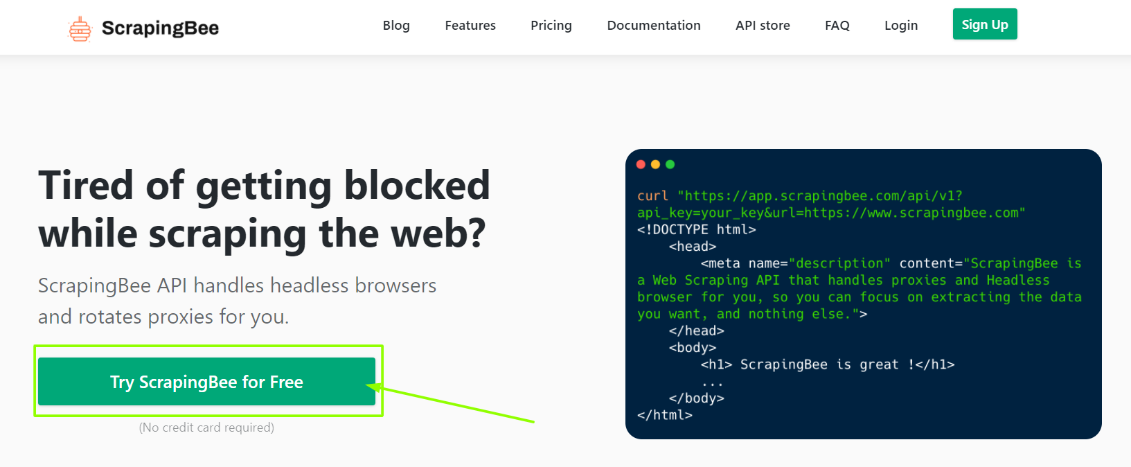 ScrapingBee - Panoramica