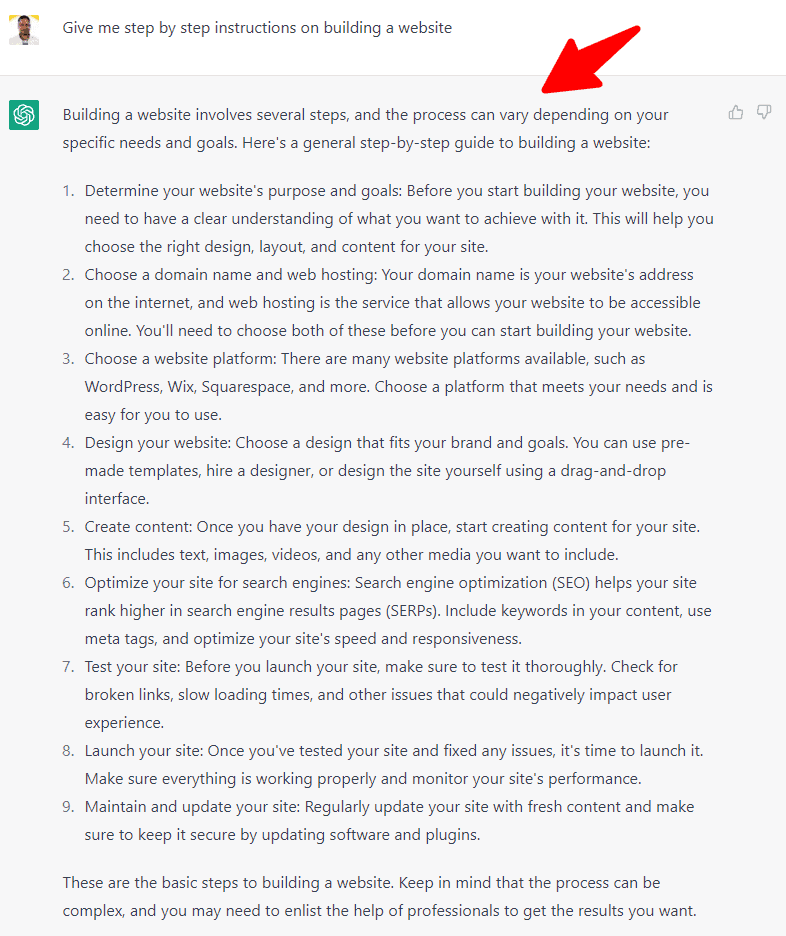 instruksi pembuatan website