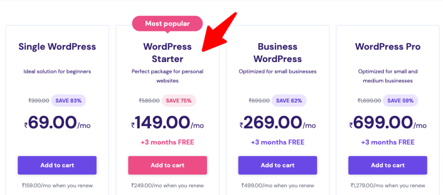 paket hostinger wordpress