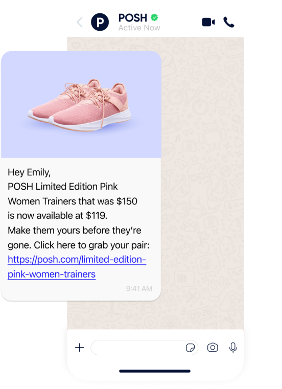 내부자 WhatsApp 가격 하락 알림