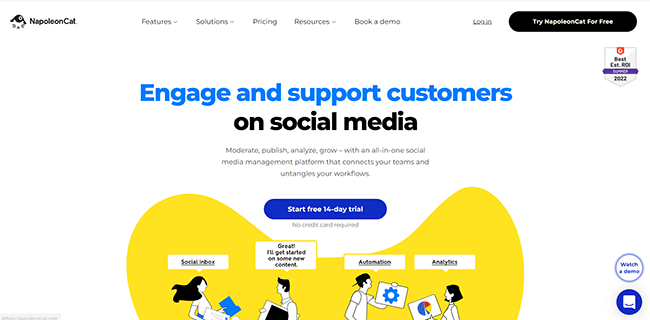 NapoleonCat Page d'accueil