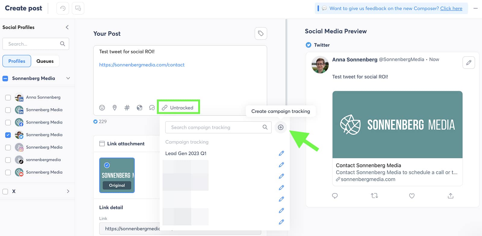 Agorapulse - seguimiento de campañas para publicaciones