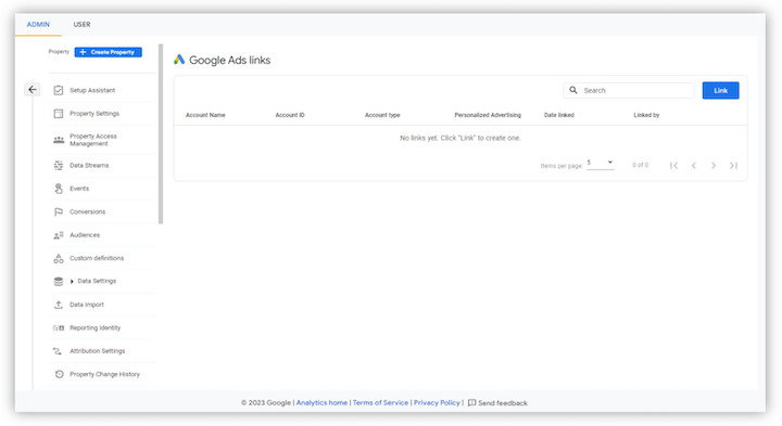 ga4 conectarea conturilor Google Ads