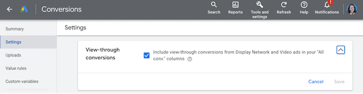 pubblicità digitale: visualizza attraverso le conversioni