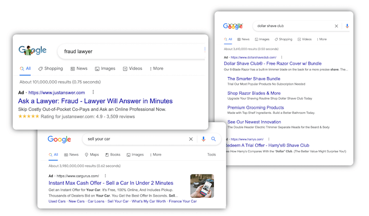 esempi di pubblicità digitale - esempi di annunci ppc