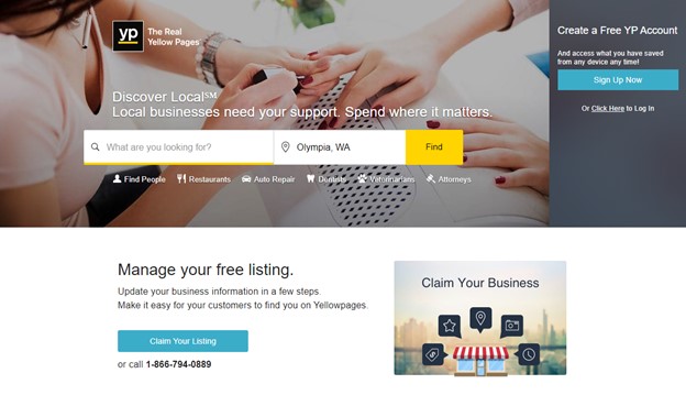 elenchi di directory - pagine gialle