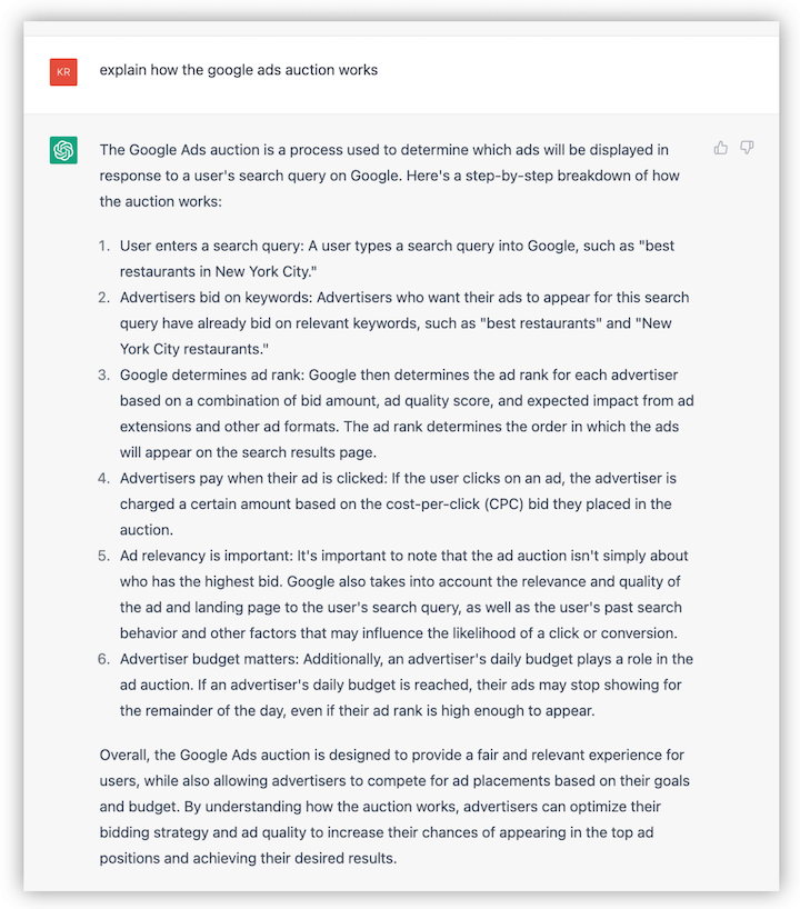 jak używać chatgpt w marketingu małych firm - chatgpt wyjaśnia złożony proces