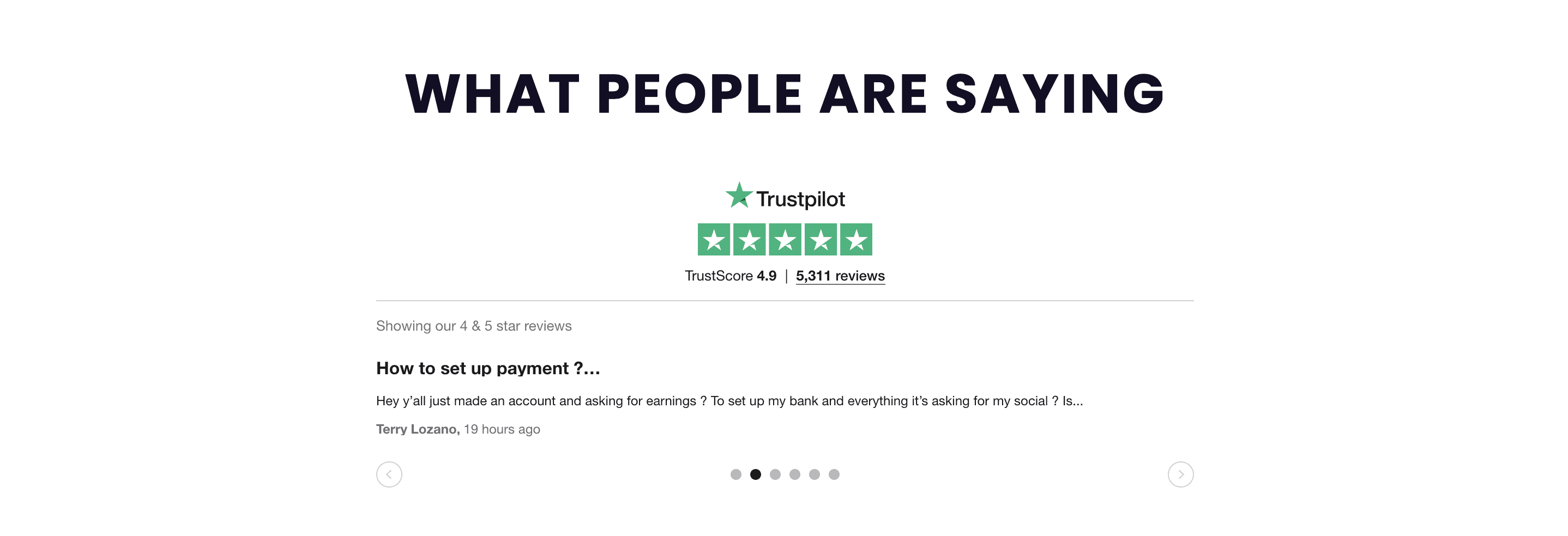 FeetFinder 고객 리뷰