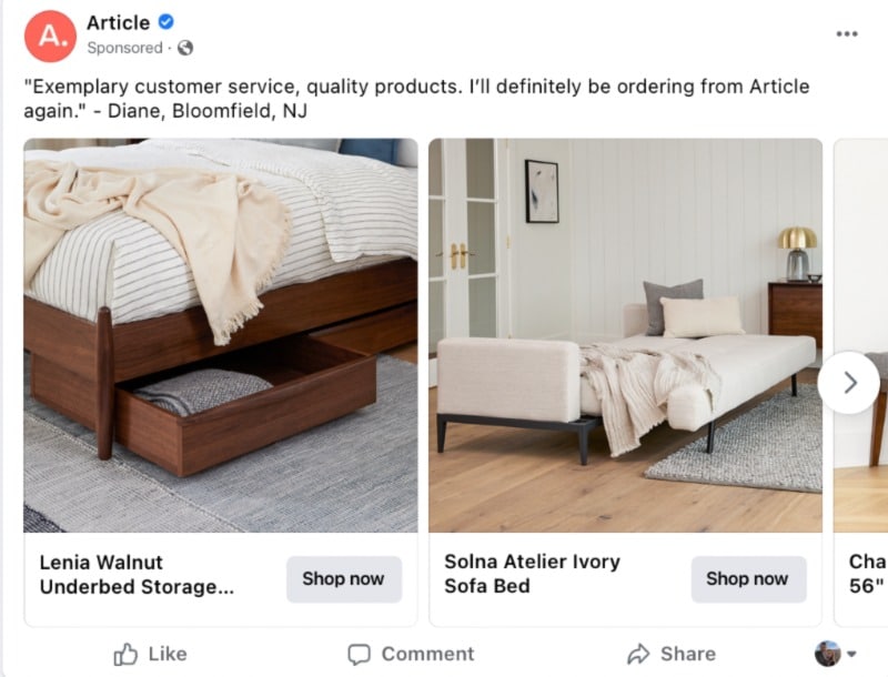 UGCの例を使用した記事のブランド