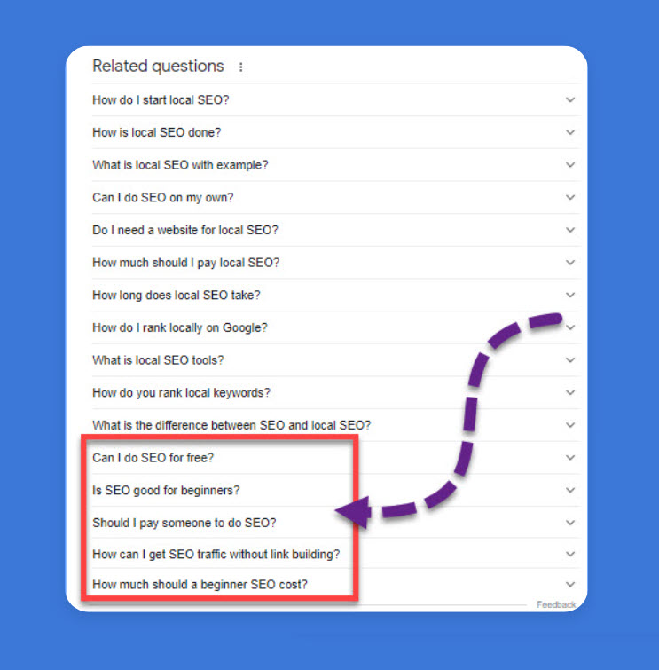 People Also Ask 쿼리 제한