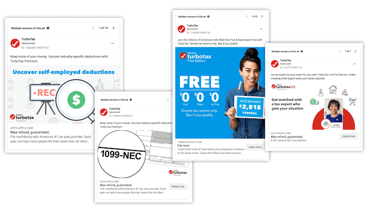 exemple de variante de anunțuri