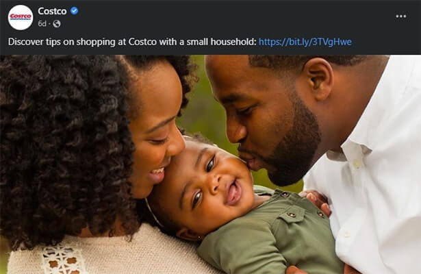 Bagikan kiat dengan audiens target Anda - contoh