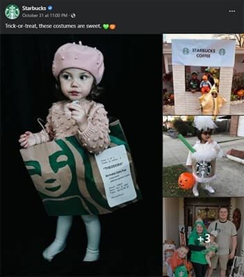 Bagikan konten dengan komunitas - contoh