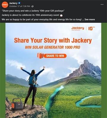 Dapatkan orang untuk berbagi cerita mereka - contoh