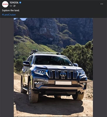 Menginspirasi pengikut Facebook Anda - contoh