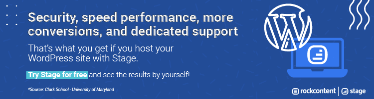 Stage: Problemlose WordPress-Lösung für Unternehmensvermarkter