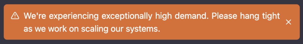 Chat-GPT-Popup-Warnung