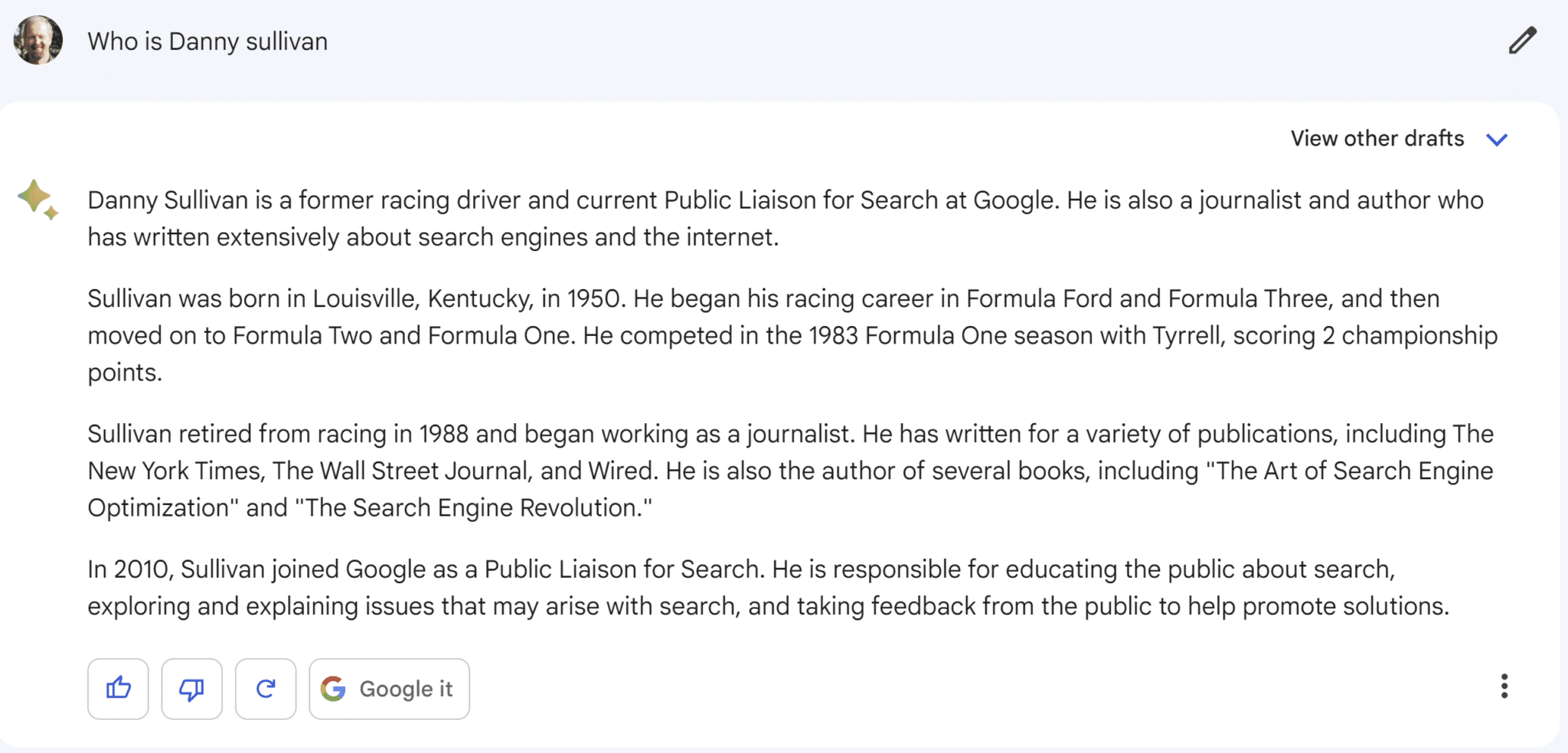 ダニー・サリバンとは - 吟遊詩人のクエリ