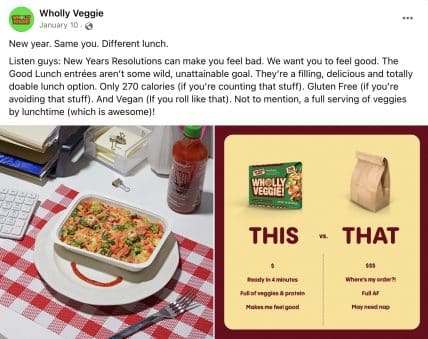 Idee per post su Facebook - Wholly Veggie