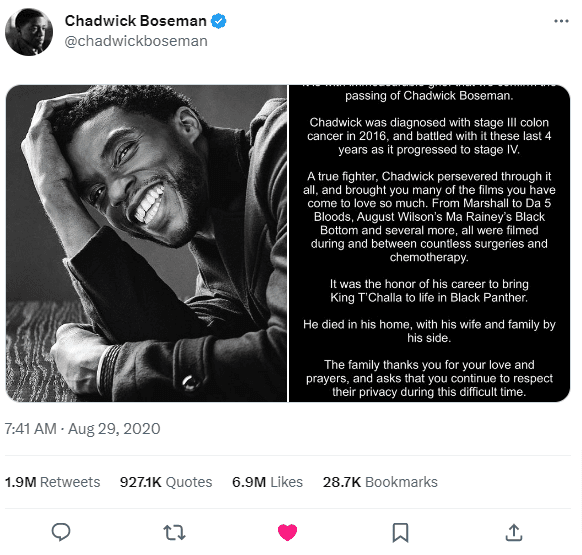 最もいいねされたツイート