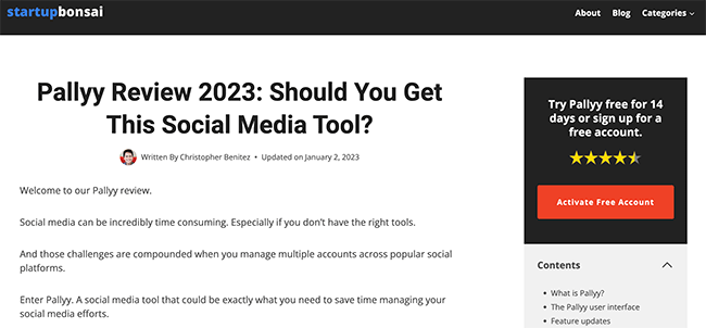 06 Produktbewertungen - Startup-Bonsai