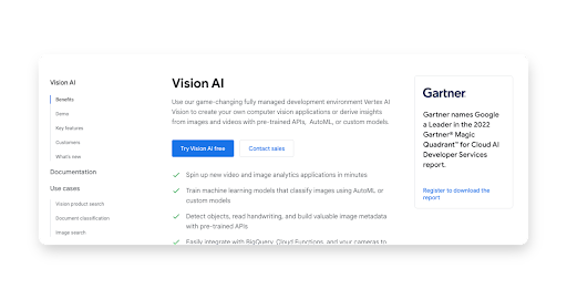 Google Cloud Vision AI