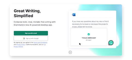 Grammarly - Escrita com IA