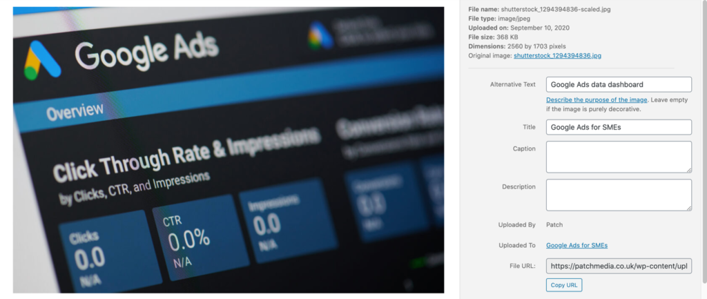 SEOの画像代替テキスト